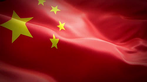 动态五星红旗