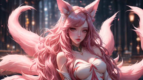 粉色阿狸