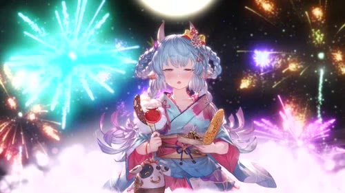 shatola fireworks granblue fantasy desktop wallpaper