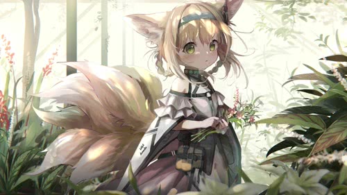 suzuran arknights cute girl desktop wallpaper
