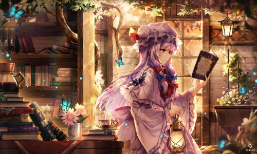 帕秋莉诺蕾姬（东方project静态壁纸）