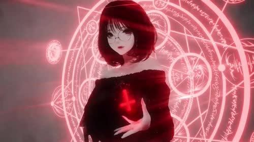 Anime witch girl