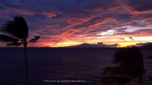 海面夕阳