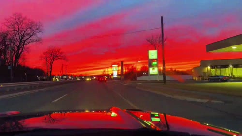 晚霞