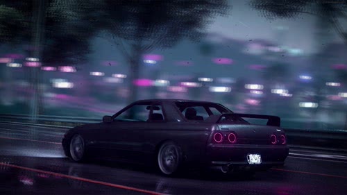  Nissan Skyline GTR Speeding