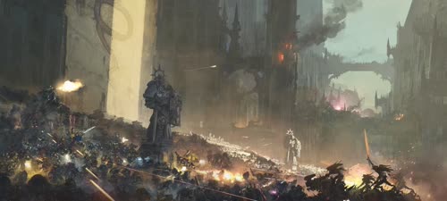 战锤艺术图：狮门之战