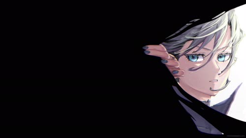 Black curtain anime
