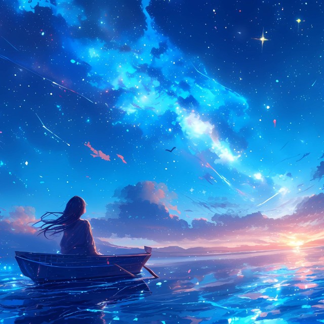小溪 仰望星河