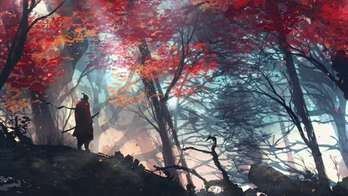 lone samurai sekiro desktop wallpaper 