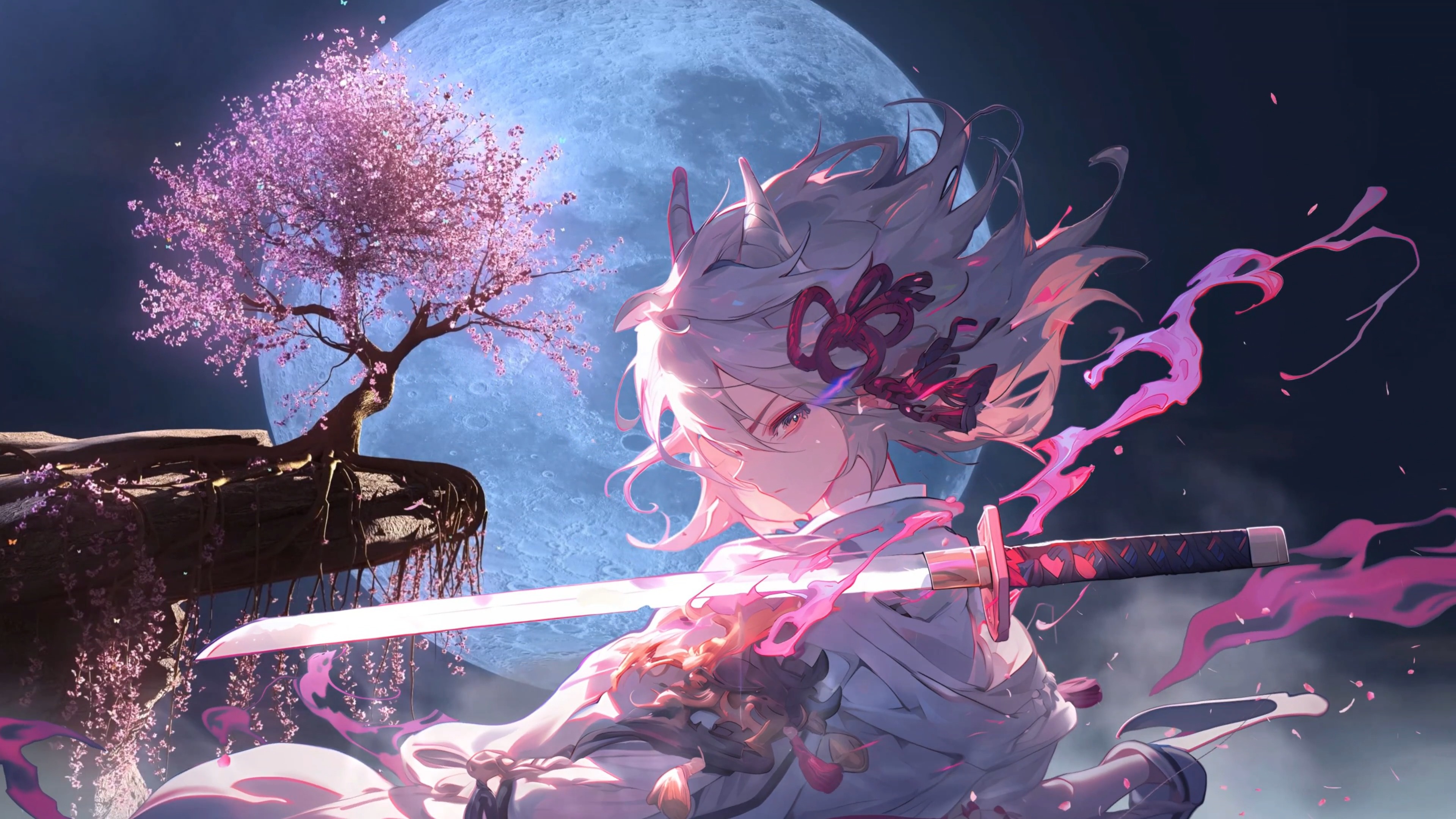 和服-夜空-御剑4K
