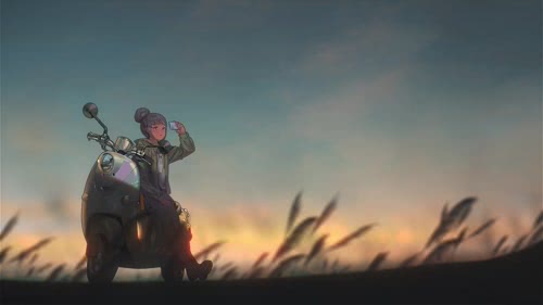 夕阳余辉与我