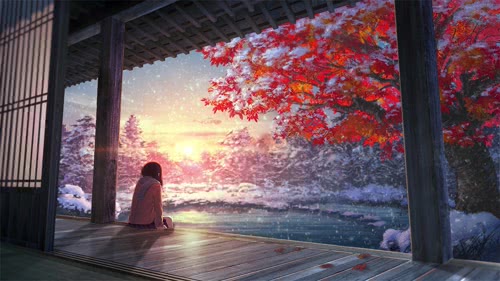 下雪女孩