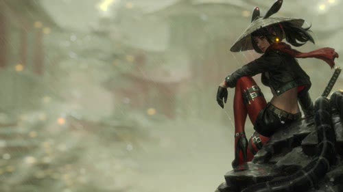 雨中横屏