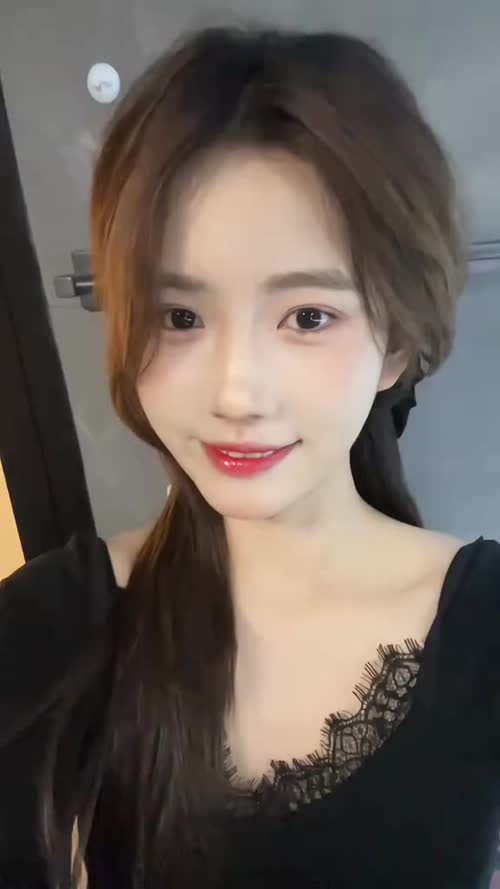 甜美的笑容