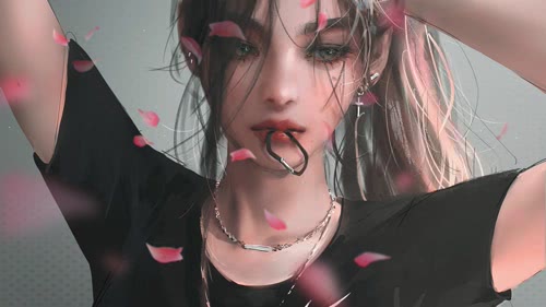 扎头发