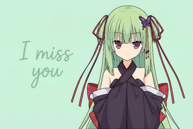 丛雨：I miss you