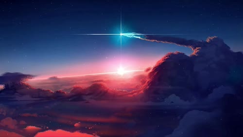 没有月亮的天际星
