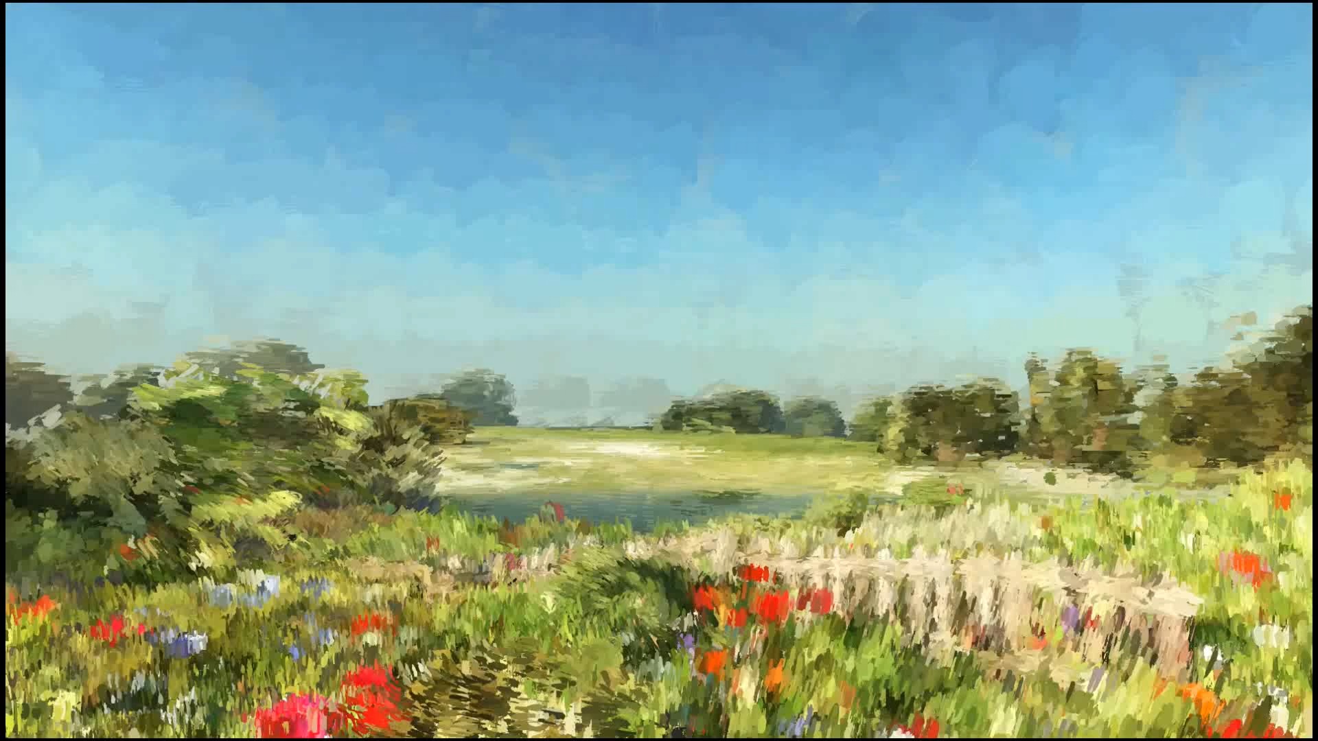 Impressionist Field (ZH Wallpaper)