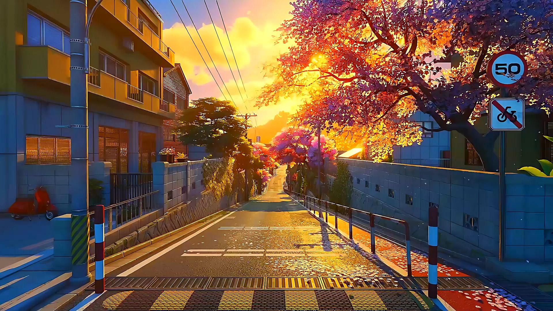 Evening Street (ZH Wallpaper)