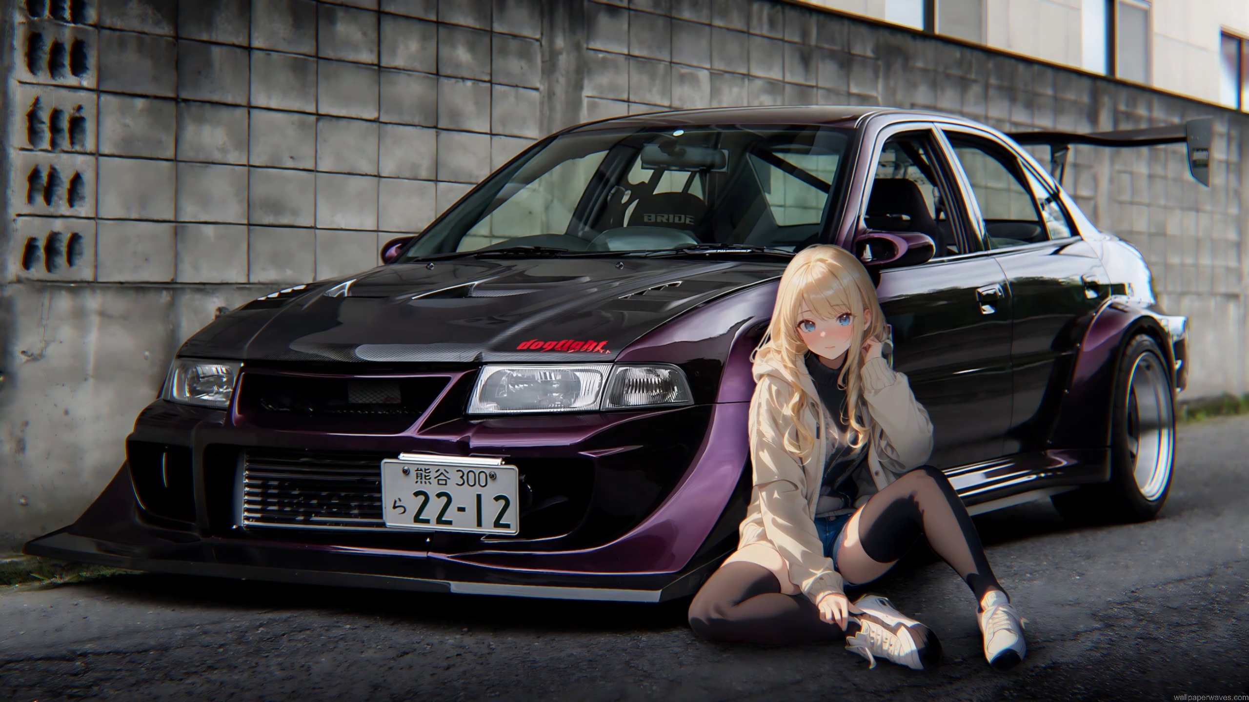 跑车女孩