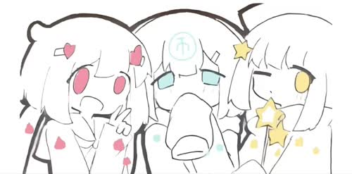 三连娘合拍图