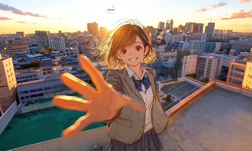 天台少女