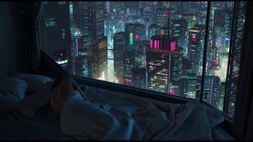 赛博朋克城市-头号玩家社